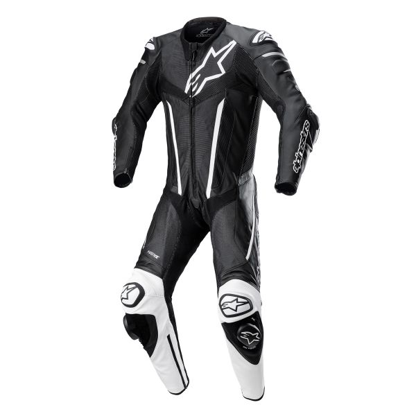 Mono Moto Cuero Alpinestars Fusion Suit 1PC Black White
