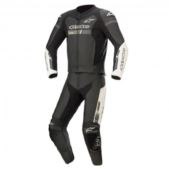 Mono Moto Cuero Alpinestars GP Force Chaser 2 PC Black White