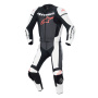 Mono Moto Cuero Alpinestars GP Force Lurv 2PC Black White Red Fluo
