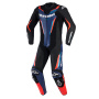 Mono Moto Cuero Alpinestars GP Force V2 Leather Suit 1PC Black Blue Red Fluo