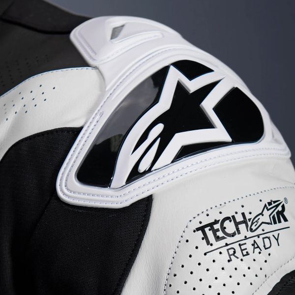 Alpinestars GP Plus V4 Sprint 1PC Negro Blanco Rojo Fluo