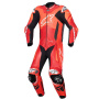 Mono Moto Cuero Alpinestars GP Plus V4 Sprint 1PC Rojo Fluo Medio Rojo Blanco