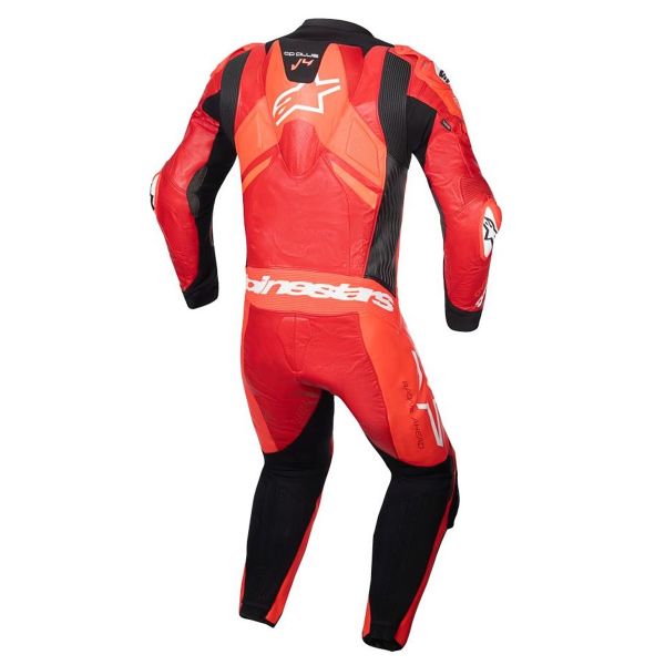 Alpinestars GP Plus V4 Sprint 1PC Rojo Fluo Medio Rojo Blanco
