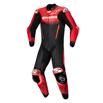 Mono Moto Cuero Alpinestars GP-R7 1PC Black Mid Red