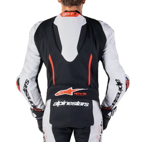 Alpinestars GP-R7 1PC White Black Red Fluo