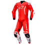 Mono Moto Cuero Alpinestars GP Tech V5 1 PC Leather Suit Red Fluo Bright Red White