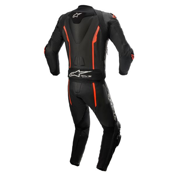 Alpinestars Traje Missile V2 2PC Negro Rojo Fluo