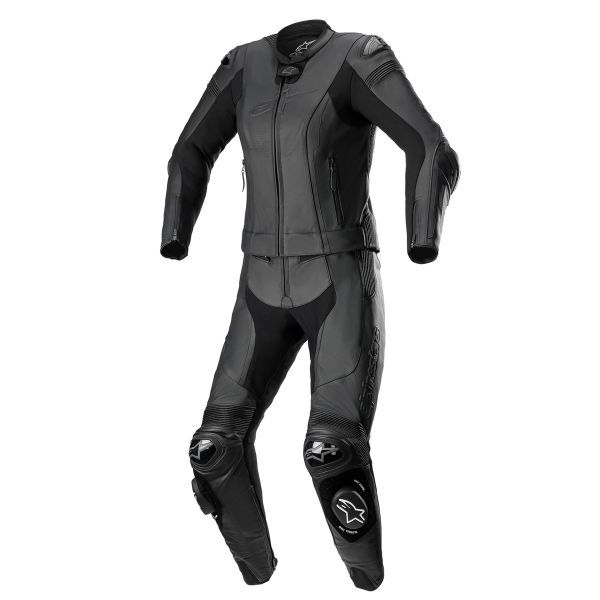 Mono Moto Cuero Alpinestars Traje Stella Missile V2 2PC Negro Negro Mono Moto Cuero Alpinestars Traje Stella Missile V2 2PC Negro Negro