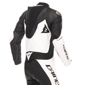 Dainese Demon Sprint 1PC Cuero Negro Blanco