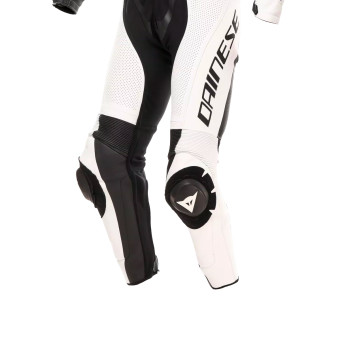 Dainese Demon Sprint 1PC Cuero Negro Blanco