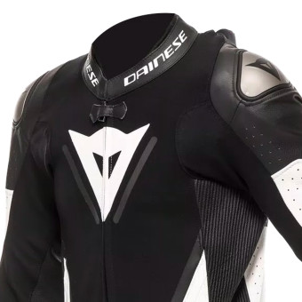 Dainese Demon Sprint 1PC Cuero Negro Blanco