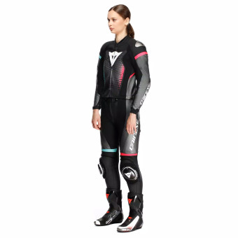 Dainese Fulminea 2PCS Leather Black Anthracite White