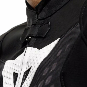 Dainese Fulminea 2PCS Leather Black Anthracite White