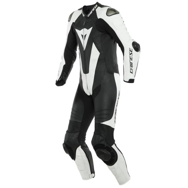 Mono Moto Cuero Dainese Laguna Seca 5 1PC White Black