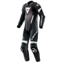 Mono Moto Cuero Dainese Laguna Seca 6 Perf 1PC Leather Black White Anthracite