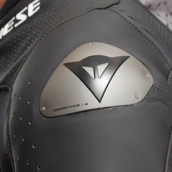 Dainese Laguna Seca 6 Perf 1PC Leather Black White Anthracite
