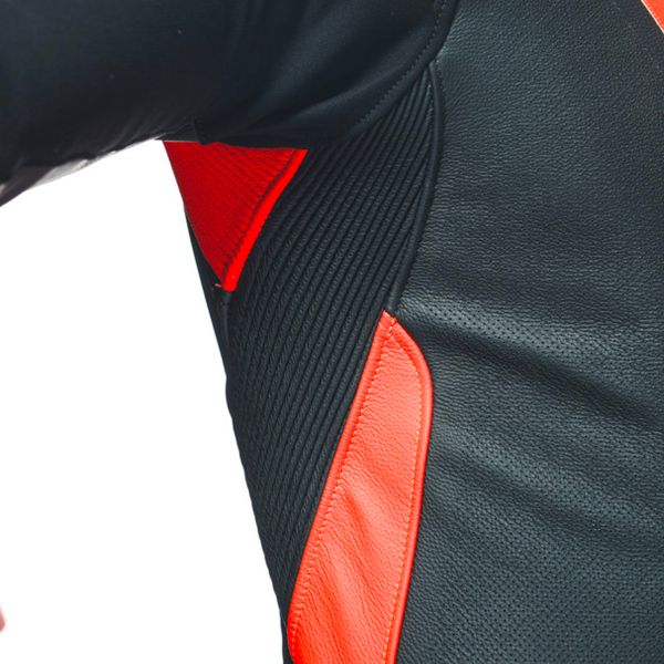 Dainese Tosa Black Fluo Red White
