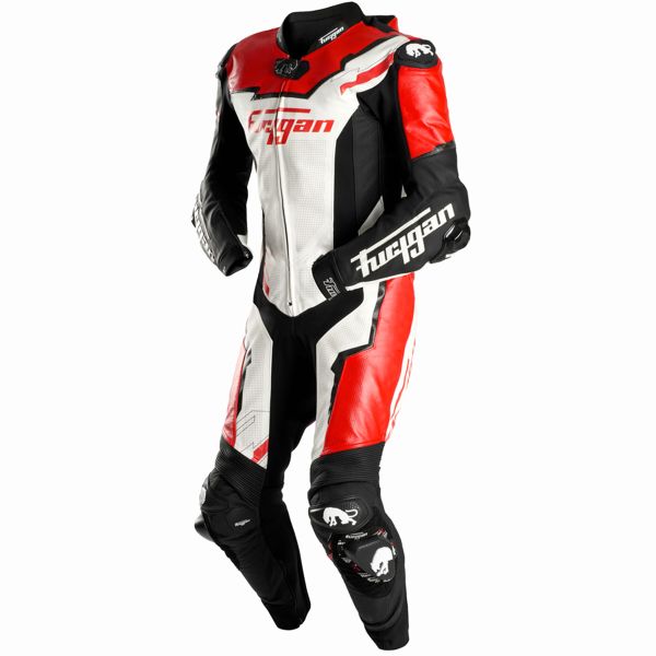 Furygan Eclipse X Kevlar Negro Rojo Blanco