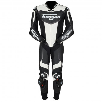 Mono Moto Cuero Furygan Overtake Black White