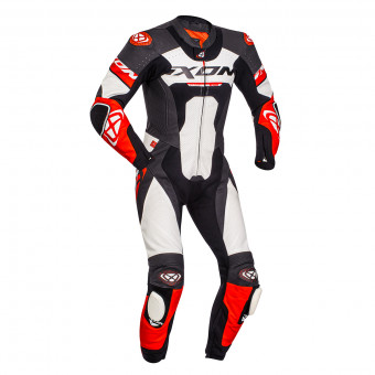Mono Moto Cuero Ixon Jackal Black White Red