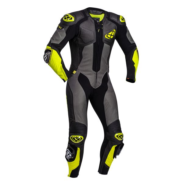 Mono Moto Cuero Ixon Vendetta Evo Black Anthracite Yellow