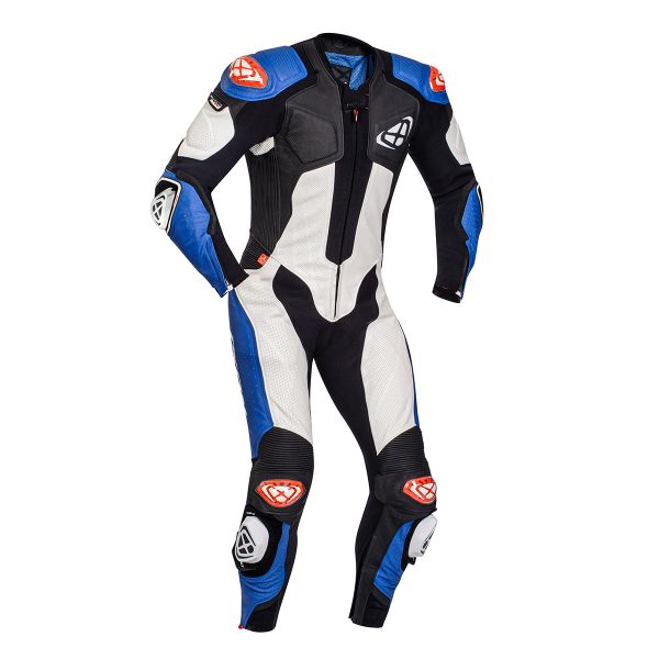 Mono Moto Cuero Ixon Vendetta Evo Black White Blue