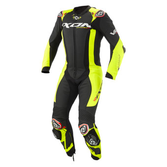 Mono Moto Cuero Ixon Vortex 3 Black Bright Yellow