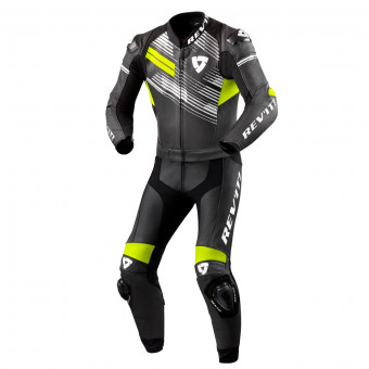 Mono Moto Cuero REV'IT Apex 2PC Black Neon Yellow