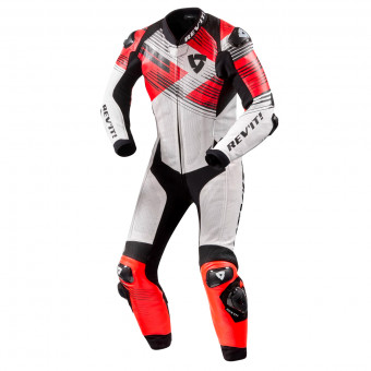 Mono Moto Cuero REV'IT Apex White Black