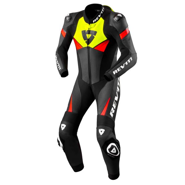 Mono Moto Cuero REV'IT Argon 2 Noir Neon Jaune
