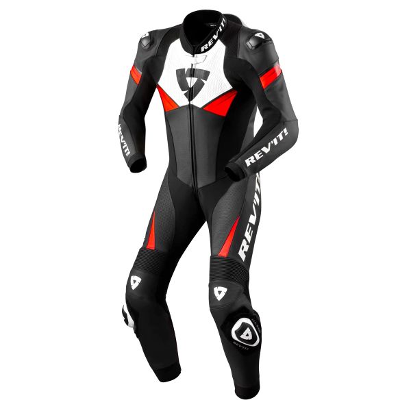 Mono Moto Cuero REV'IT Argon 2 Schwarz Neon Rot Mono Moto Cuero REV'IT Argon 2 Schwarz Neon Rot