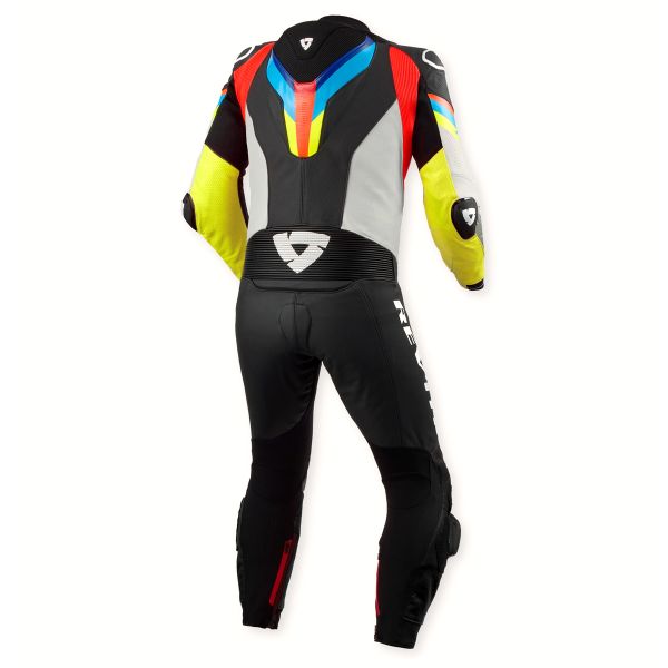 REV'IT One Piece Quantum 3 Light Grey Neon Yellow