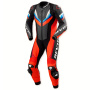 Mono Moto Cuero REV'IT One Piece Quantum 3 Neon Red Black