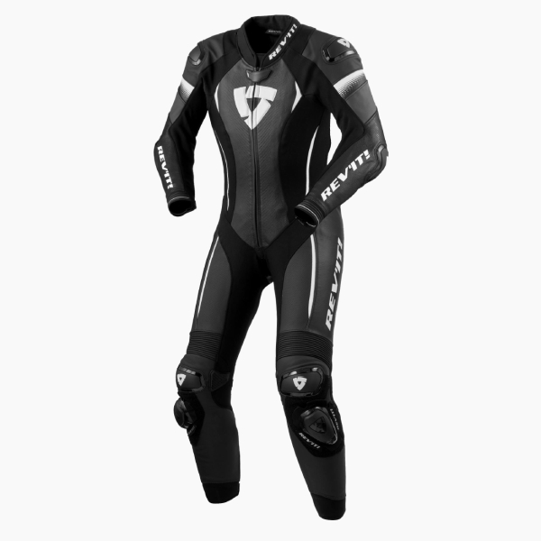 Mono Moto Cuero REV'IT Xena 4 Ladies Black White 1PC