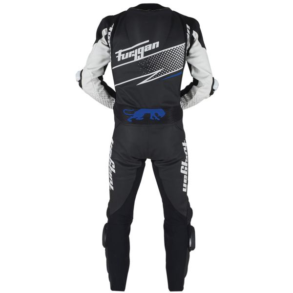 Furygan Full Ride Black White Blue