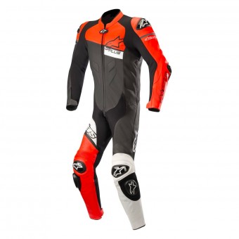 Mono Moto Cuero Alpinestars GP Plus V2 Venom Black Red Fluo White