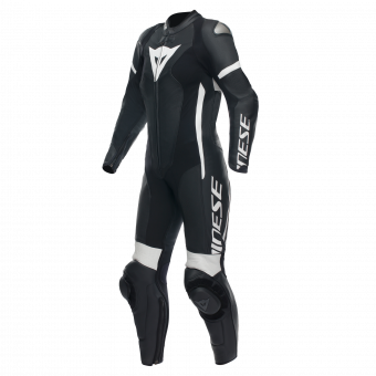 Mono Moto Cuero Dainese Grobnik Lady Leather 1PC Black Black White Mono Moto Cuero Dainese Grobnik Lady Leather 1PC Black Black White