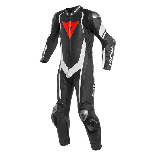 Mono Moto Cuero Dainese Kyalami 1PC Perforated Black White
