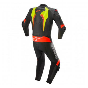 Alpinestars Motegi V3 Black Yellow Fluo Red