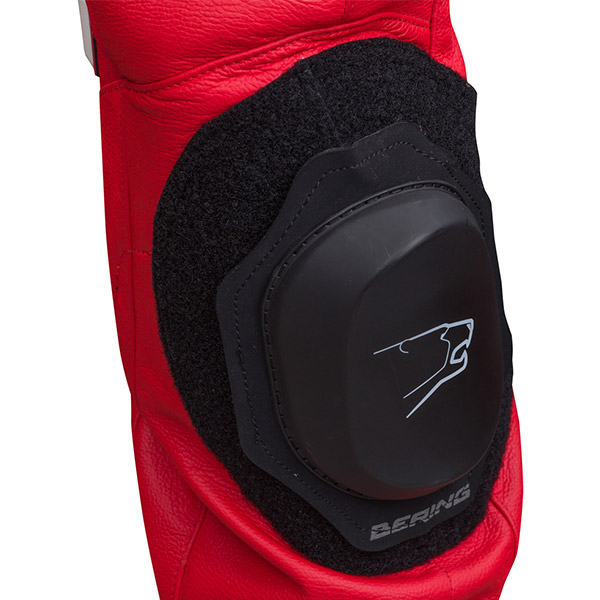 Bering Softshell/ / Chaqueta Moto Racing gris rojo blanco
