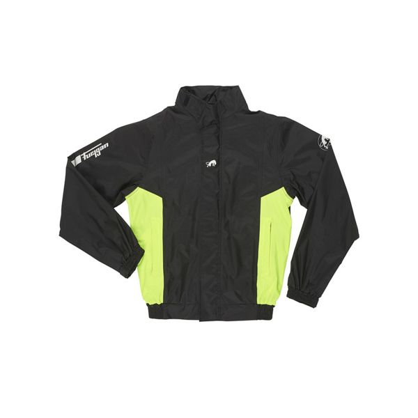 Cazadoras y chaquetas lluvia Furygan Neptun Veste Black Yellow Fluo
