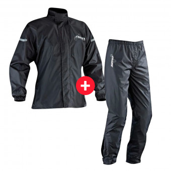 Cazadoras y chaquetas lluvia Ixon Compact Lady Black + Compact L Pant Black