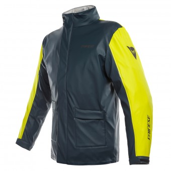 Cazadoras y chaquetas lluvia Dainese Storm Jacket Antrax Yellow Fluo