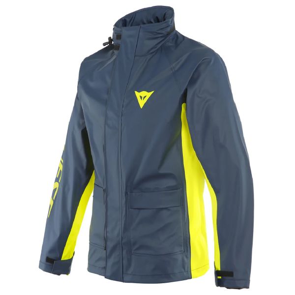 Cazadoras y chaquetas lluvia Dainese Storm 2 Jacket Unisex Black Iris Fluo Yellow Cazadoras y chaquetas lluvia Dainese Storm 2 Jacket Unisex Black Iris Fluo Yellow