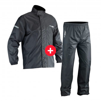 Cazadoras y chaquetas lluvia Ixon Compact Jacket Black + Compact Pant Black