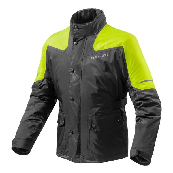 Cazadoras y chaquetas lluvia REV'IT Nitric 2 H2O Negro Amarillo Neon