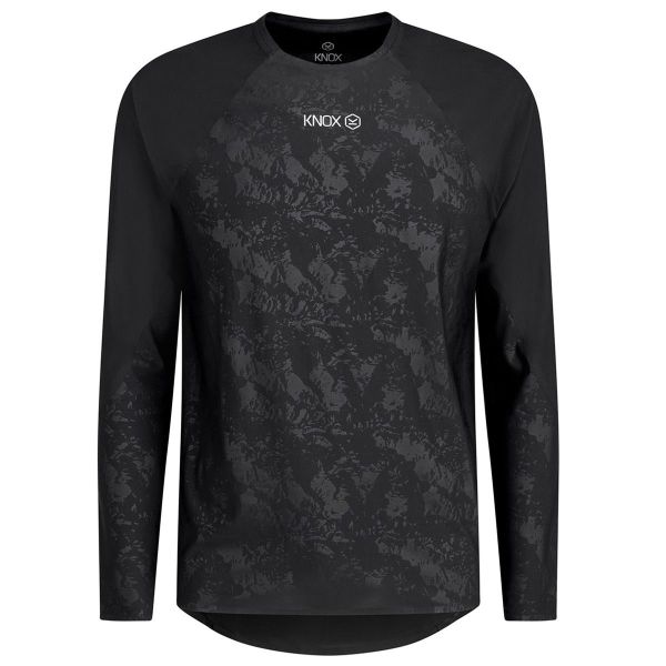 Camiseta t�rmica Knox Camiseta interior de doble capa activa, manga larga, negra