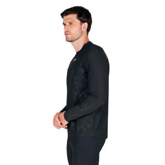 Knox Camiseta interior de doble capa activa, manga larga, negra