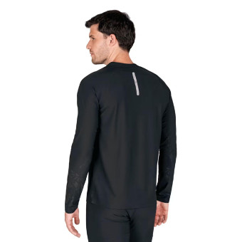 Knox Camiseta interior de doble capa activa, manga larga, negra