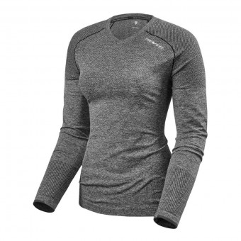 Camiseta trmica REV'IT Shirt Airborne LS Ladies D.Gris